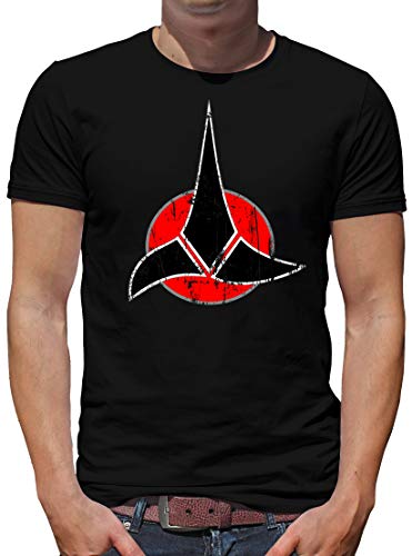 TShirt-People Klingonen Symbol T-Shirt Herren XXL Schwarz von TShirt-People