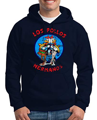 TShirt-People Los Pollos Hermanos Kapuzenpullover Herren L Dunkelblau von TShirt-People