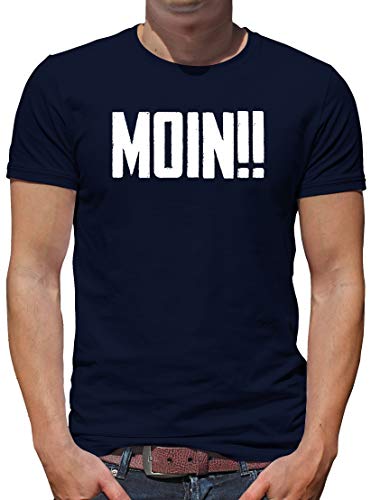 TShirt-People Moin!! T-Shirt Herren XL Navy von TShirt-People