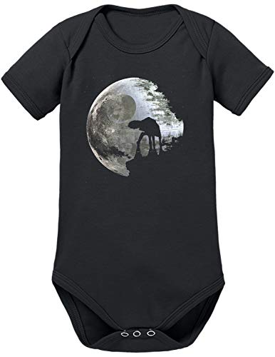 TShirt-People Moon at-at Baby Body 62 Schwarz von TShirt-People