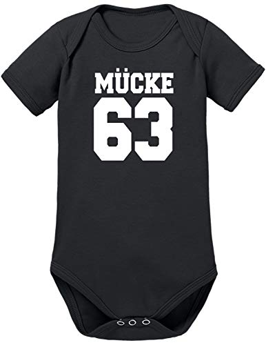 TShirt-People Mücke 63 Baby Body 62 Schwarz von TShirt-People