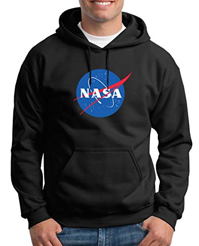 TShirt-People NASA Logo Kapuzenpullover Herren XXXL Schwarz von TShirt-People