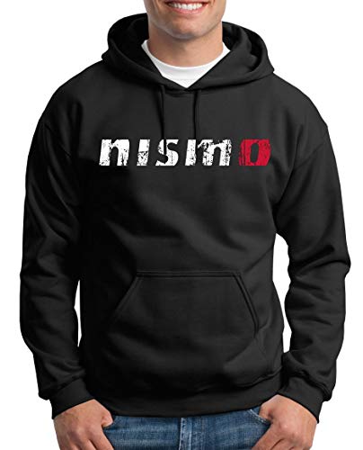 TShirt-People Nismo Kapuzenpullover Herren 4XL Schwarz von TShirt-People