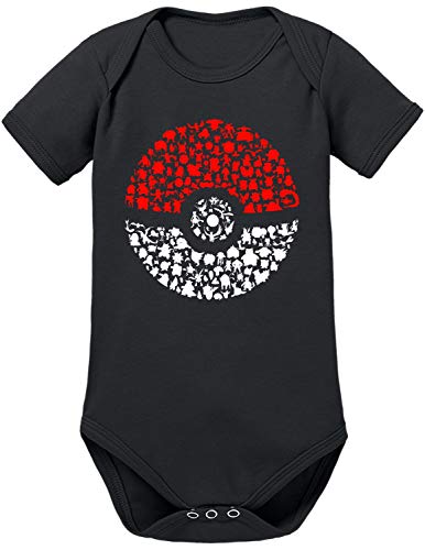 TShirt-People Poke Baby Body 56 Schwarz von TShirt-People