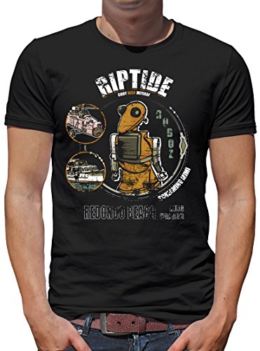 TShirt-People Riptide T-Shirt Herren S Schwarz von TShirt-People
