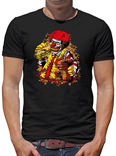 TShirt-People Ronald Zombie Mc Clown T-Shirt Herren XXXL Schwarz von TShirt-People