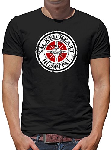 TShirt-People Sacred Heart Hospital T-Shirt Herren L Schwarz von TShirt-People