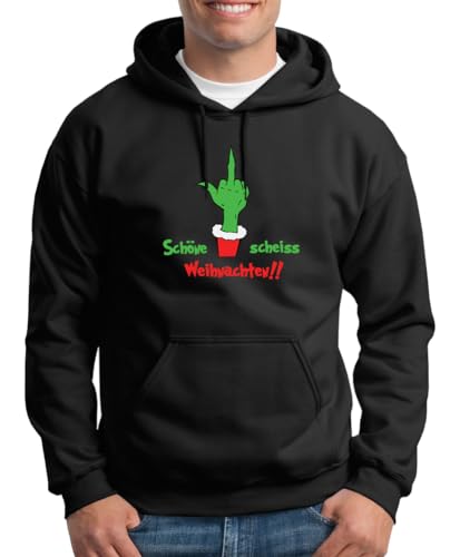 TShirt-People Schöne Scheiss Weihnachten Hoody Unisex XL Schwarz von TShirt-People