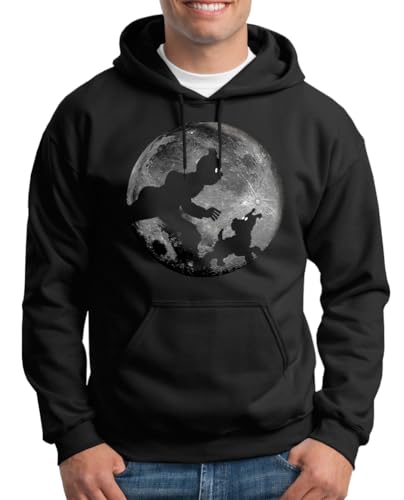 TShirt-People Shadow Struppi Hoody Unisex XL Schwarz von TShirt-People
