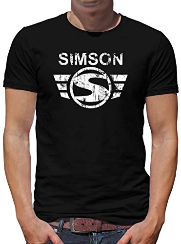 TShirt-People Simson Logo T-Shirt Herren L Schwarz von TShirt-People