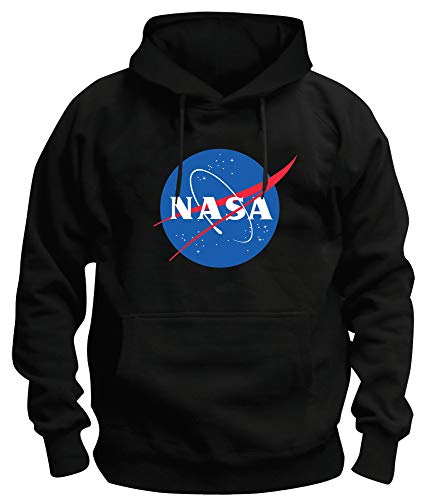 TShirt-People TSP NASA Logo Kapuzen-Sweatshirt Herren XXXL Schwarz von TShirt-People