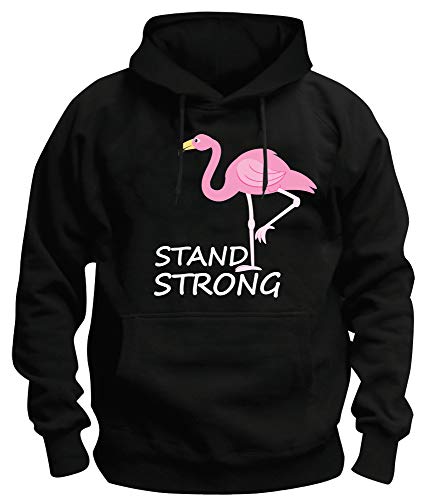 TShirt-People TSP Stand Strong Flamingo Kapuzen-Sweatshirt Herren XXL Schwarz von TShirt-People