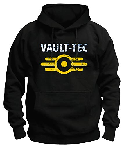 TShirt-People TSP Vault Tec Kapuzen-Sweatshirt Herren XL Schwarz von TShirt-People