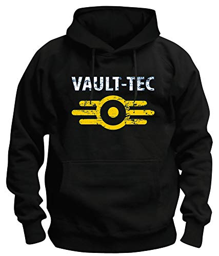TShirt-People TSP Vault Tec Kapuzen-Sweatshirt Herren XXXXL Schwarz von TShirt-People