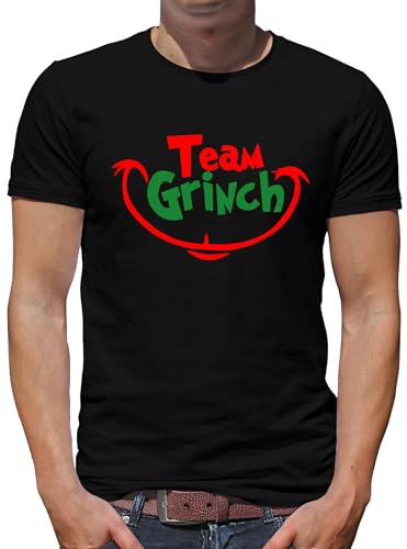 TShirt-People Team Grinch T-Shirt Herren XL Schwarz von TShirt-People