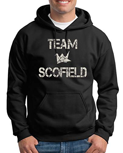 TShirt-People Team Scofield Kapuzenpullover Herren M Schwarz von TShirt-People