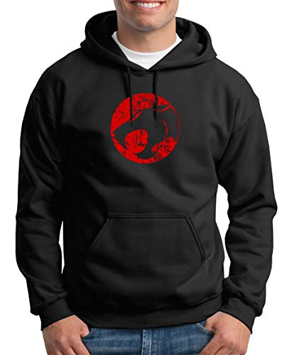 TShirt-People Thundercats Logo Kapuzenpullover Herren XL Schwarz von TShirt-People