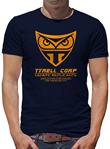 TShirt-People Tyrell Corp T-Shirt Herren L Navy von TShirt-People