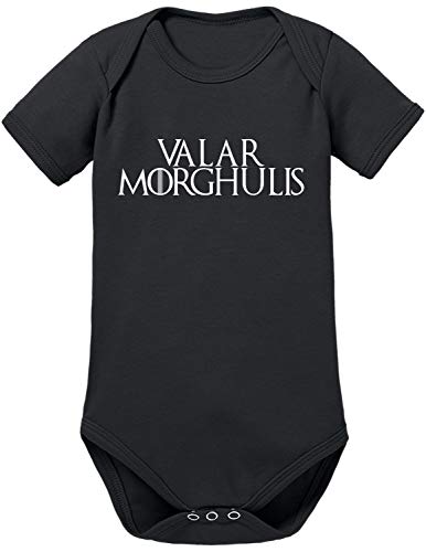 TShirt-People Valar Morghulis Baby Body 80 Schwarz von TShirt-People