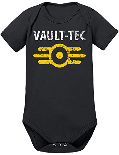 TShirt-People Vault Tec Baby Body 62 Schwarz von TShirt-People