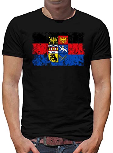 TShirt-People Vintage Flagge Ostfriesland T-Shirt Herren L Schwarz von TShirt-People