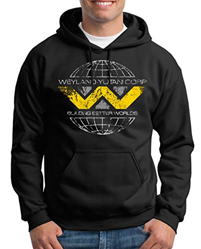 TShirt-People Weyland Yutani Corp Kapuzenpullover Herren M Schwarz von TShirt-People