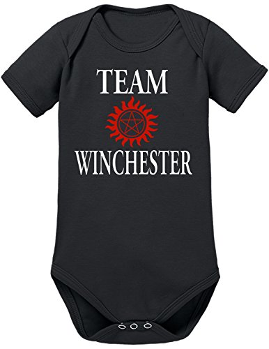 TShirt-People Winchester Bros Luzifer Baby Body 62 Schwarz von TShirt-People