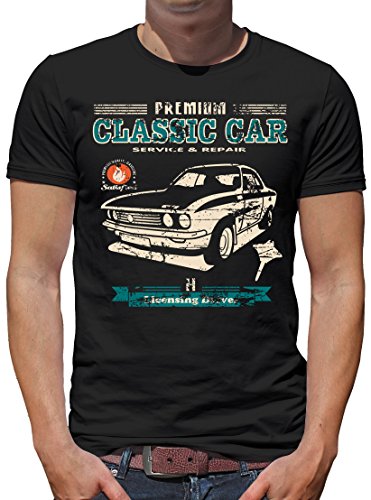 TShirt-People Youngtimer Manta A Oldtimer T-Shirt Herren XXL Schwarz von TShirt-People