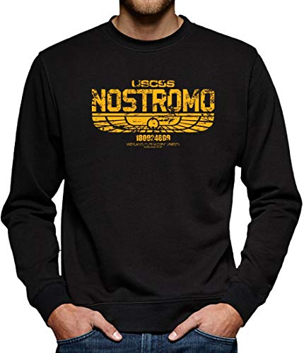 USCSS Nostromo Sweatshirt Pullover Herren XL Schwarz von TShirt-People