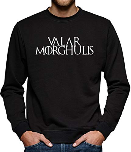Valar Morghulis Sweatshirt Pullover Herren XL Schwarz von TShirt-People