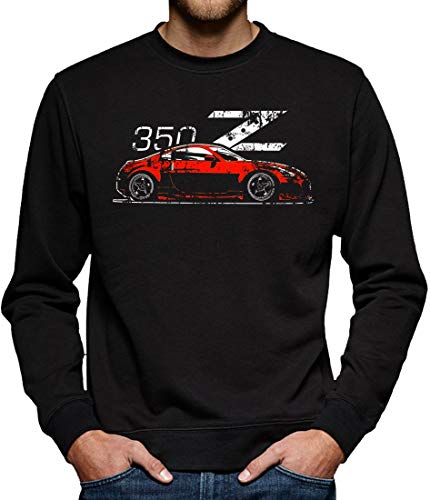 Zetti 350Z Fairlady Sweatshirt Pullover Herren L Schwarz von TShirt-People