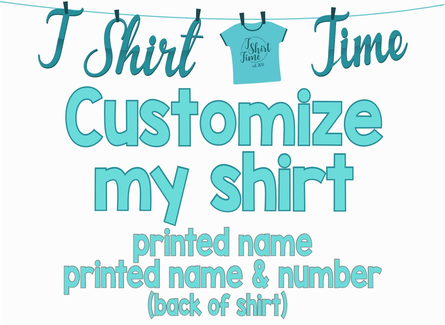 Passen Sie Mein Shirt An - Individuell Sport-Shirt Personalisieren Gedruckter Name Spielernummer Add-On Vinyl-Name Und -Nummer von TShirtTimeByBrooke