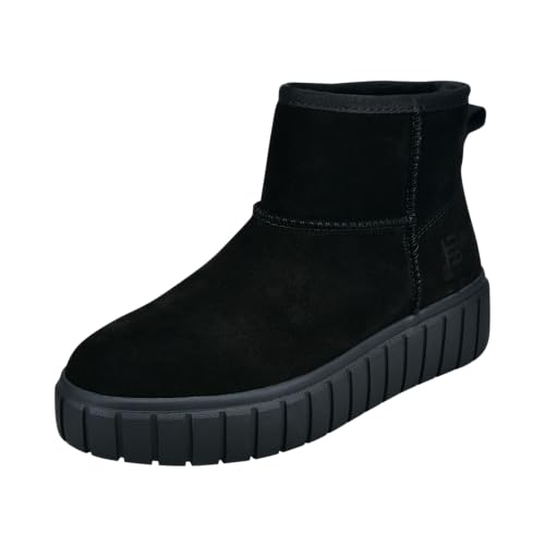 TT bagatt Damen Klassische Stiefel, Frauen Stiefel Warmfutter, Warm gefüttert,langschaftstiefel,Schlupfstiefel,Slip-ons,schwarz (1000),37 EU/EU UK von TT bagatt