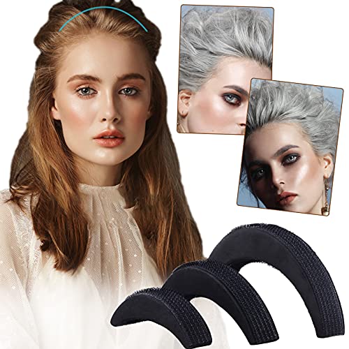 TT- 3 Stück Haar Former Kamm Haare Erhöhen Styling Zubehör Schaumstoff-Haarkissen in Mondform (1 großes, 1 mittelgroßes, 1 kleines), Haar-Accessoire, für Damen und Mädchen von TT-