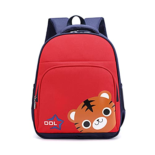 TT- Kindergartenrucksack Rucksäcke Kleiner Kinderrucksack Kindertasche Kindergarten Kinder 3D Cartoon Schule Tasche Cartoon Backpack für Kinder Baby Jungen Mädchen Kleinkind 3-7Jährige (Rot) von TT-