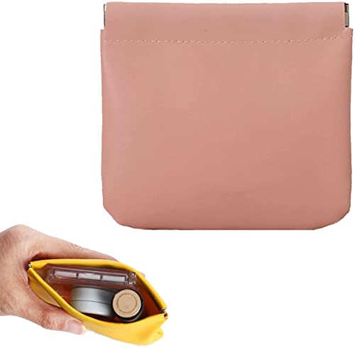 TTBDBFH Lambskin Pocket Cosmetic Bag Mini Multifunctional Storage Bag No Zipper Magnetic Waterproof Self Closing Bag Portable Cosmetic Bags for Women for Cosmetics Headphones Jewelry von TTBDBFH