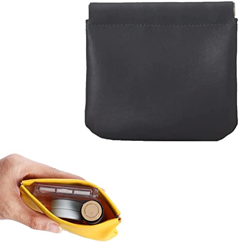 TTBDBFH Lambskin Pocket Cosmetic Bag Mini Multifunctional Storage Bag No Zipper Magnetic Waterproof Self Closing Bag Portable Cosmetic Bags for Women for Cosmetics Headphones Jewelry von TTBDBFH