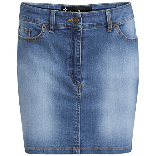 TTC Denim Stretch Mini Rock Stone Washed Mini Rock 8 10 12 14 16 18 20 Di Gr. 40, denim von TTC