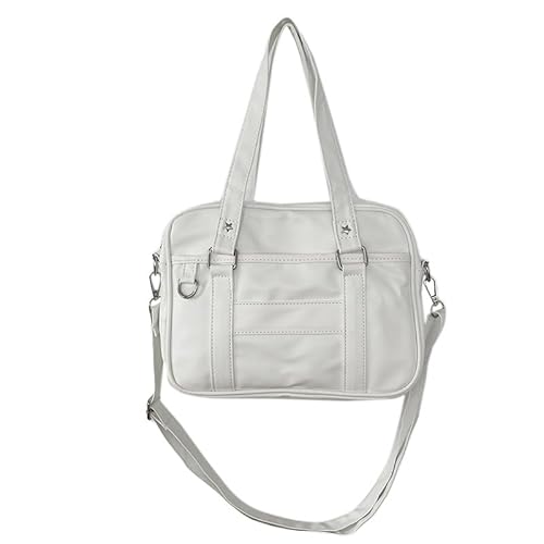 TTCAYU Ita Bag Kawaii Pin Display Tasche mit Pin Mesh Einsatz Anime Crossbody Handtasche Japanische Schulter JK Uniform Geldbörse, weiß-b von TTCAYU