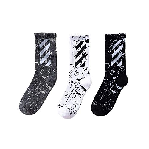 TTD Crazy Funky Dress Socken Hiphop Skateboard Athletic Sports High Crew Socks von TTD