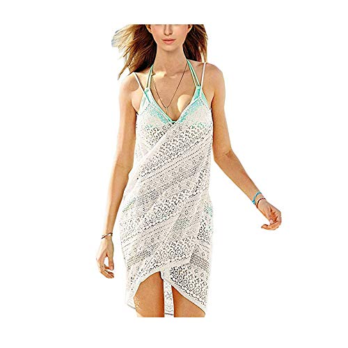 TTD Damen V-Ausschnitt langes Kleid Sommer Strand Wickelkleid Bademantel Handtuch Travel Spa Swim von TTD