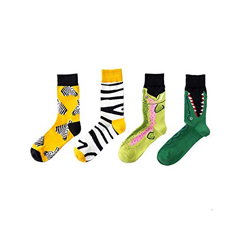 TTD Pack von 4 Männern/Frauen berühmte Malerei Kunst gedruckt lustige lässige Baumwolle Crew Socken von TTD