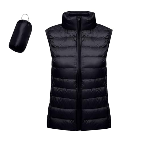 TTFDJG Ärmellose Steppweste Damen Lang Übergangsjacke Damen Weste Ärmellos Damen Lang Jacke Damen Frühling Lang Steppmantel Für Den Übergang Weste Mit Zip Damen Winterjacke Lang Damen Schwarz M TTFDJG Ärmellose Steppweste Damen Lang Übergangsjacke Damen Weste Ärmellos Damen Lang Jacke Damen Frühling Lang Steppmantel Für Den Übergang Weste Mit Zip Damen Winterjacke Lang Damen Schwarz M von TTFDJG