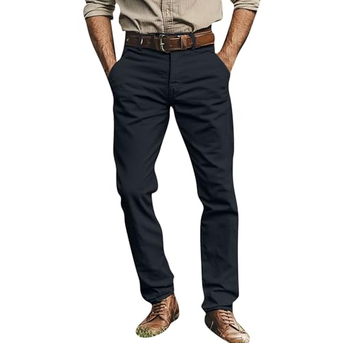 TTFDJG Chino Hose Herren Regular Fit Stoffhose Herren Sommer Freizeithose Lang Herrenhosen Bequem Stretch Sommerhose Leicht Arbeitshosen Männer Business Hose mit Taschen Trousers for Men TTFDJG Chino Hose Herren Regular Fit Stoffhose Herren Sommer Freizeithose Lang Herrenhosen Bequem Stretch Sommerhose Leicht Arbeitshosen Männer Business Hose mit Taschen Trousers for Men von TTFDJG