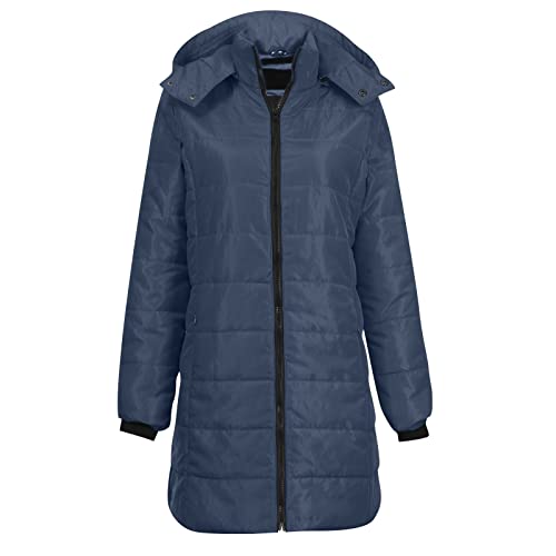 TTFDJG Daunenmantel Damen Winterjacke Jacke Damen Winter Große Größen Leichte Daunenjacke Damen Parka Lang Fellmantel Damen Übergangsjacke Damen Herbst Jacke Damen Winter Elegant Marine XXL TTFDJG Daunenmantel Damen Winterjacke Jacke Damen Winter Große Größen Leichte Daunenjacke Damen Parka Lang Fellmantel Damen Übergangsjacke Damen Herbst Jacke Damen Winter Elegant Marine XXL von TTFDJG
