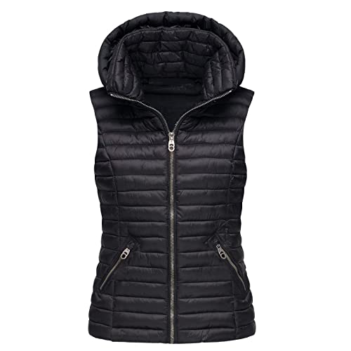 TTFDJG Dünne Steppweste Damen Leicht Übergangsjacken Steppjacke Ärmellos Für Damen Frühlingsmantel Damen Lang Steppweste Kurz Mit Reissverschluss Weste Kurz Damen Lange Jacke Damen Herbst Schwarz 4XL TTFDJG Dünne Steppweste Damen Leicht Übergangsjacken Steppjacke Ärmellos Für Damen Frühlingsmantel Damen Lang Steppweste Kurz Mit Reissverschluss Weste Kurz Damen Lange Jacke Damen Herbst Schwarz 4XL von TTFDJG