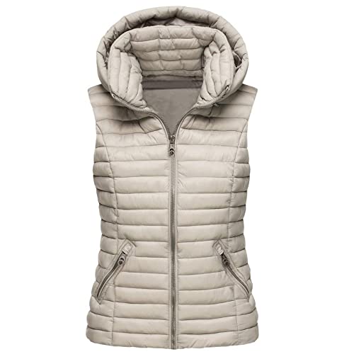 TTFDJG Steppweste Damen Kurz Warm Übergangsjacken Damen Günstig Ärmellose Winterjacke Damen Mantel Damen Frühjahr Steppweste Mit Kapuze Damen Fleeceweste Damen Lang Dünne Daunenjacke Damen Braun S TTFDJG Steppweste Damen Kurz Warm Übergangsjacken Damen Günstig Ärmellose Winterjacke Damen Mantel Damen Frühjahr Steppweste Mit Kapuze Damen Fleeceweste Damen Lang Dünne Daunenjacke Damen Braun S von TTFDJG