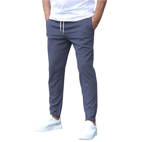 TTFDJG Stretch Hose Herren Sommer Freizeithose Herren Lang Sommerhose Leicht Stoffhose Elegant Herrenhosen Bequem Stretch Männer Hosen mit Gummizug Schlupfhose 7/8 Jogginghose Trousers for Men TTFDJG Stretch Hose Herren Sommer Freizeithose Herren Lang Sommerhose Leicht Stoffhose Elegant Herrenhosen Bequem Stretch Männer Hosen mit Gummizug Schlupfhose 7/8 Jogginghose Trousers for Men von TTFDJG