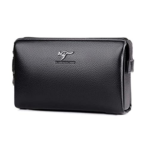 Men Clutch Bag Leather Business Code Lock Wallet Handbag Wrist Bag Anti Theft Zip Around Purse Office Checkbook Handbag Credit Card Cash for Tablet Phone Cash Office Casual Travel,G Men Clutch Bag Leather Business Code Lock Wallet Handbag Wrist Bag Anti Theft Zip Around Purse Office Checkbook Handbag Credit Card Cash for Tablet Phone Cash Office Casual Travel,G von TTFFWW