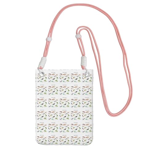 TTIGLHOH Verschiedene Arten von Eidechsen-Druck, kleine Umhängetasche, Handygeldbörsen mit Schultergurt, für Reisepass, Smartphone, Geldbörse, rose, Einheitsgröße TTIGLHOH Verschiedene Arten von Eidechsen-Druck, kleine Umhängetasche, Handygeldbörsen mit Schultergurt, für Reisepass, Smartphone, Geldbörse, rose, Einheitsgröße von TTIGLHOH